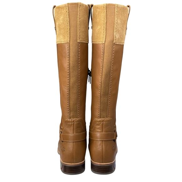 NWOT UGG Women’s Olinda Brown Leather Riding Boot Size US 7 - Picture 8 of 12